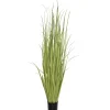 Artificial giant green and yellow grass, 79″