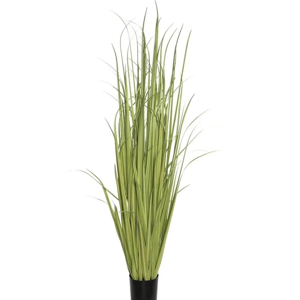 Artificial giant green and yellow grass, 79″