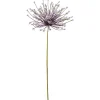 Artificial giant purple allium flower, 49"