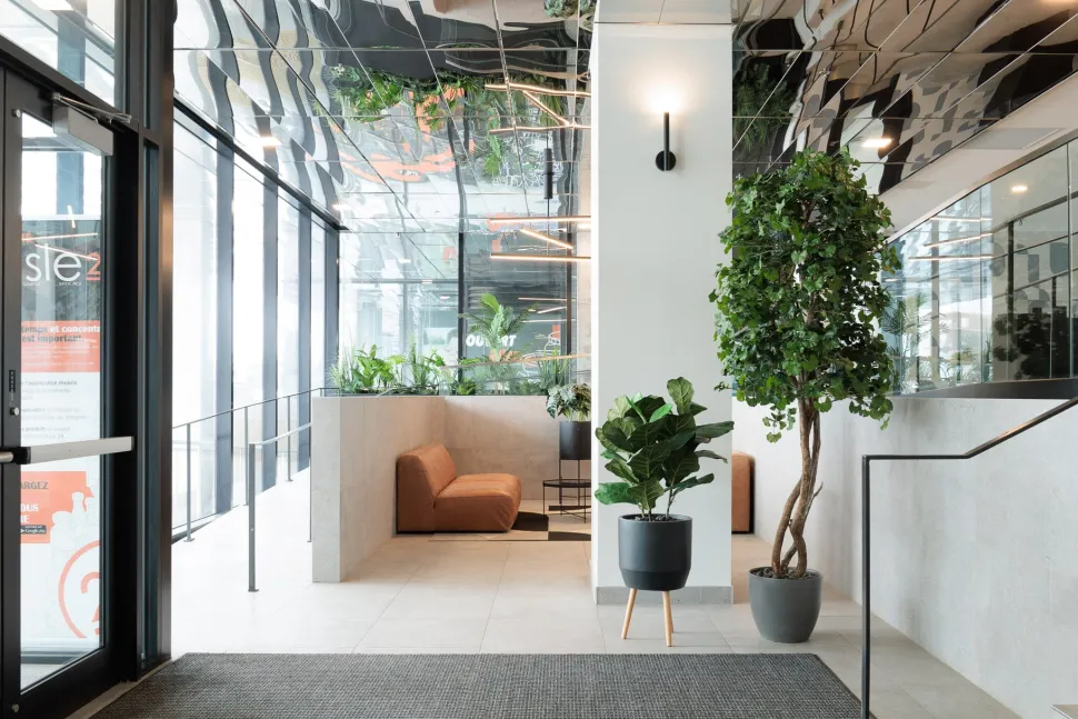 Artificial ginkgo indoor handmade tree