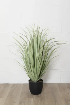 Artificial green and white grass, 36″