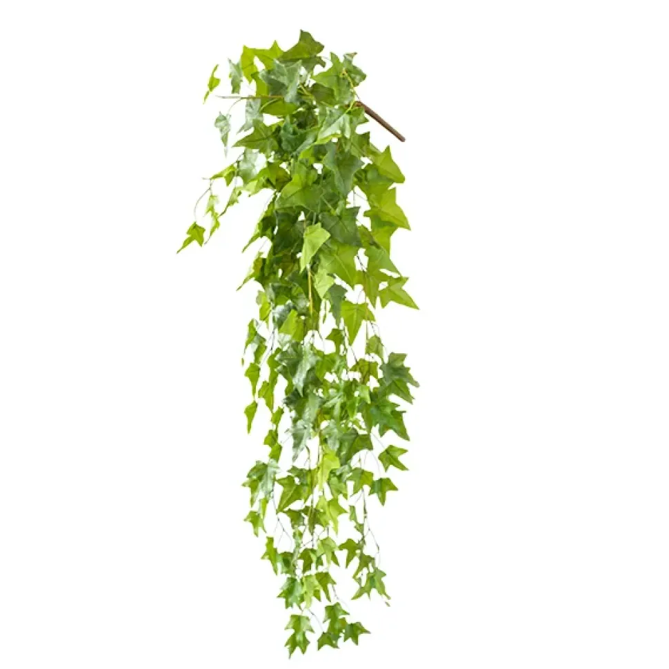 Artificial green hanging ivy plant, 48"