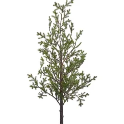 Artificial green pine branch, 46"