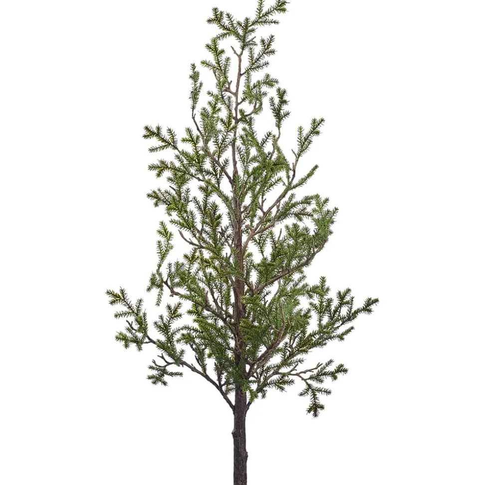 Artificial green pine branch, 46"