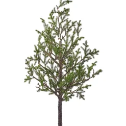 Artificial green pine branch, 37"