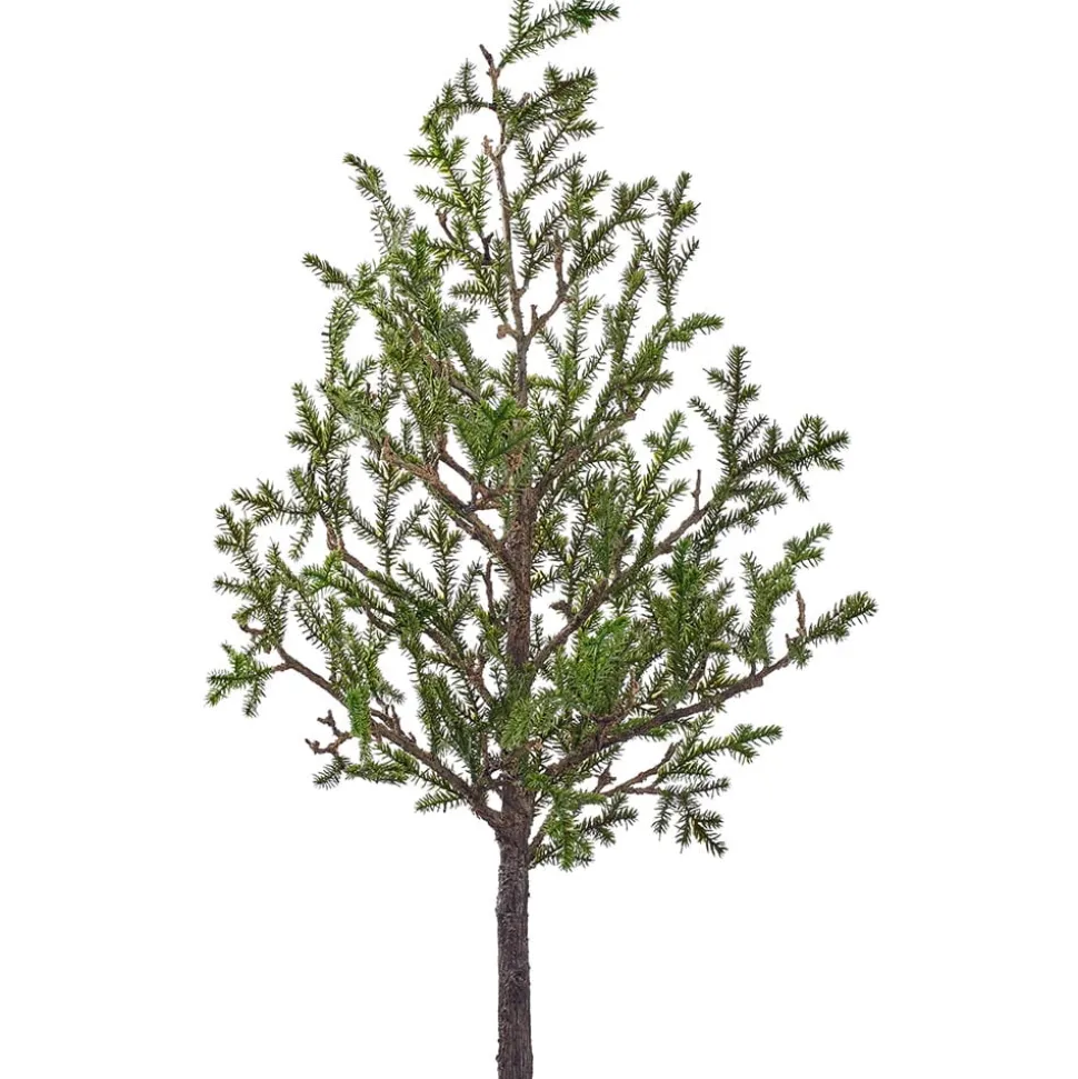 Artificial green pine branch, 37"