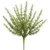 Artificial green sedum bush, 12″