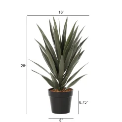 Artificial green yucca, 28″
