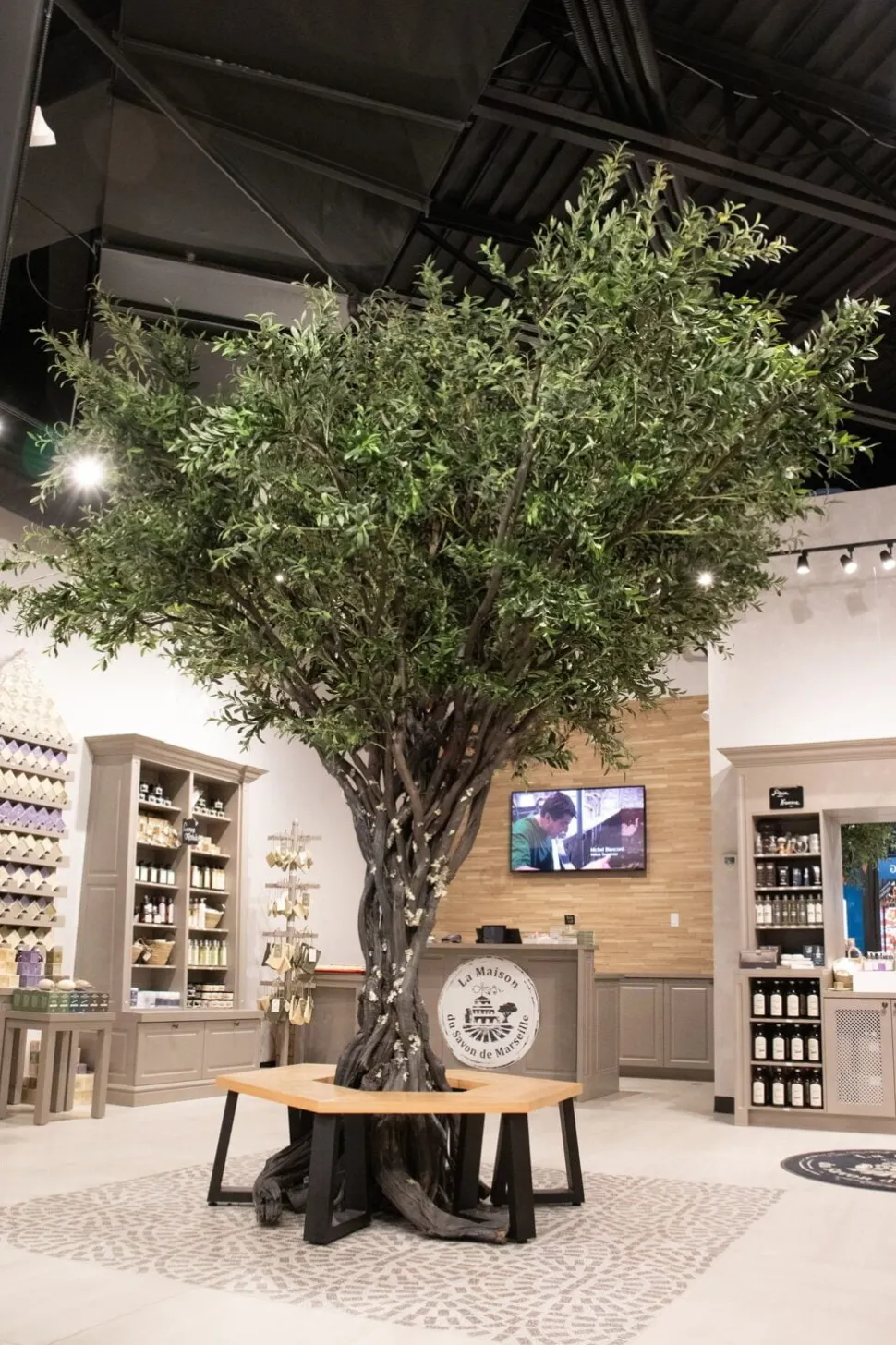 Artificial handmade olive tree