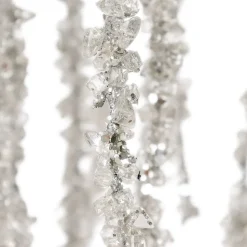 Artificial hanging frosted willow spray, 35