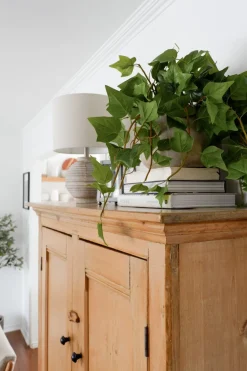 Artificial hanging green foliage, 22″