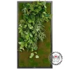 Artificial hanging plant green wall, 53 x 28″