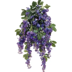 Artificial hanging purple wisteria, 31″