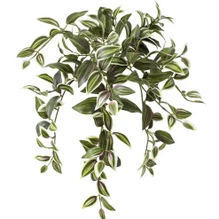 Artificial hanging wandering jew plant, 16″