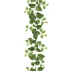 Artificial large leaf pothos garland, 72"
