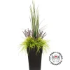 Artificial lavender and grass outdoor flower arrangement, 50"