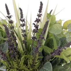 Artificial lavender and plant outdoor creation, 23"