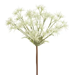 Artificial light green cnidium monnieri flower, 29"