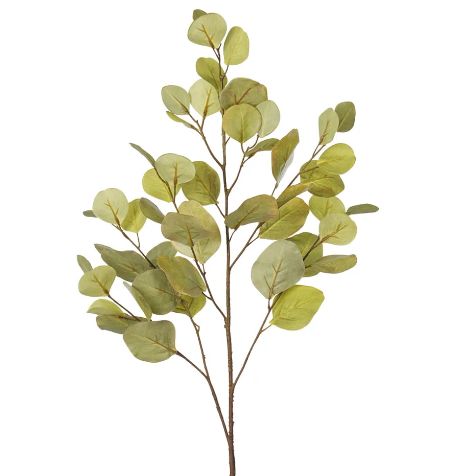 Artificial light green round leaf eucalyptus, 34″
