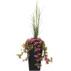 Artificial light pink azalea outdoor flower arrangement, 50"