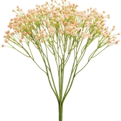 Artificial light pink baby’s breath flower bouquet, 15"