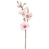 Artificial light pink japanese magnolia flower, 34"