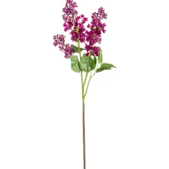 Artificial magenta lilac branch, 34,5"
