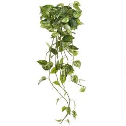 Artificial marble hanging pothos foliage, 48″