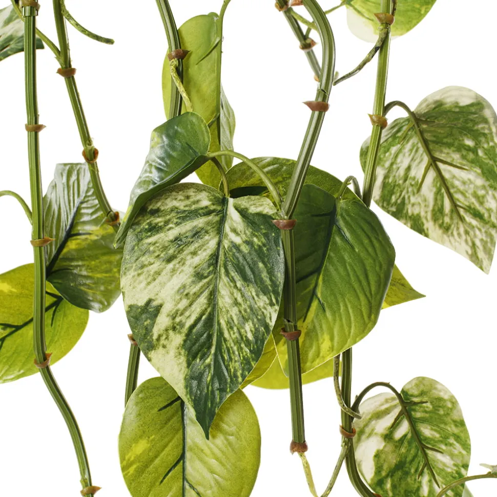 Artificial marble hanging pothos foliage, 48″