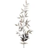 Artificial metallic ruscus stem, 36"