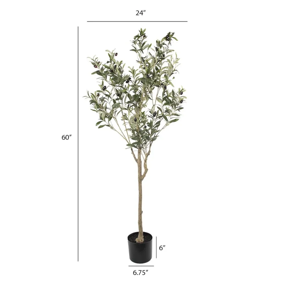 Artificial olive tree, 60"