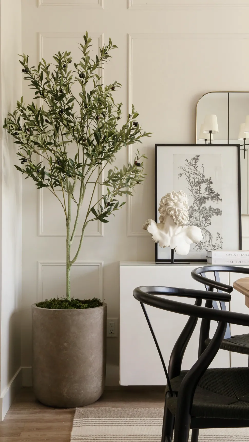 Artificial olive tree, 70"