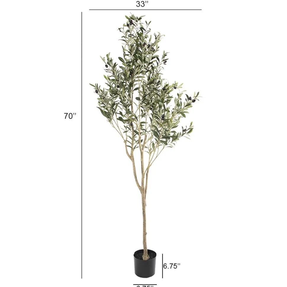 Artificial olive tree, 70"