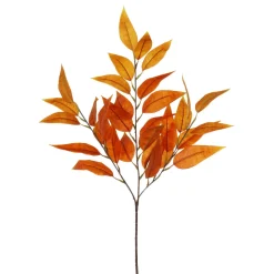 Artificial orange eucalyptus spray, 26″