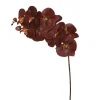 Artificial orange orchid, 30″