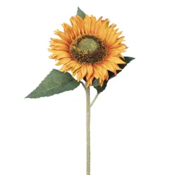 Artificial orange sunflower, 19″