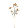 Artificial orange wax flower, 31″