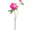 Artificial pink bud floral stem, 25"