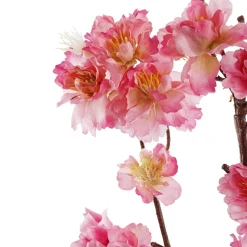 Artificial pink cherry blossom handmade tree