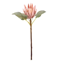 Artificial pink protea king, 16″