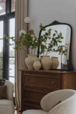 Artificial pittosporum leaf branch, 49″