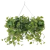 Artificial pothos hanging planter