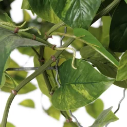 Artificial pothos hanging planter
