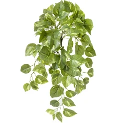 Artificial pothos hanging plant, 23"