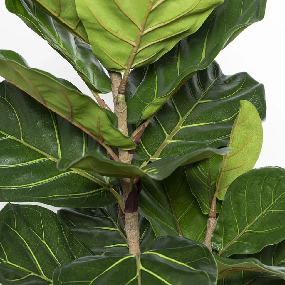 Artificial potted fiddle leaf fig, 41″
