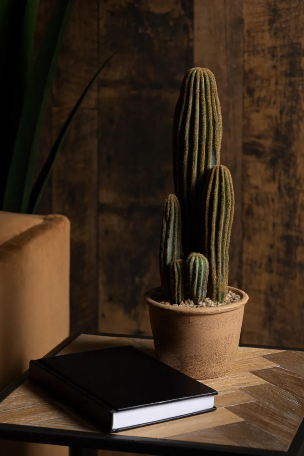 Artificial potted san pedro cactus, 15,5"