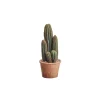 Artificial potted san pedro cactus, 9,5"