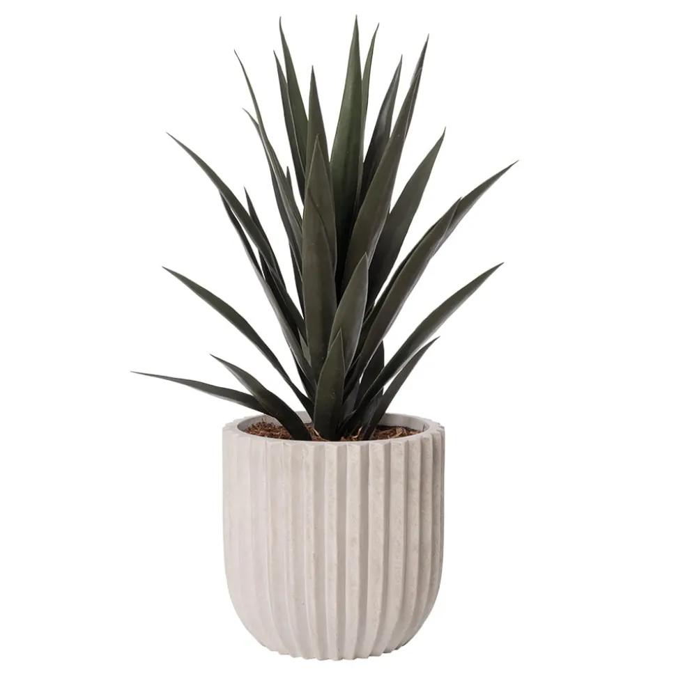 Artificial potted yucca plant, 31 x 16"