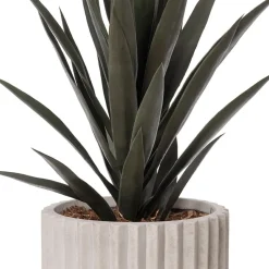 Artificial potted yucca plant, 31 x 16"