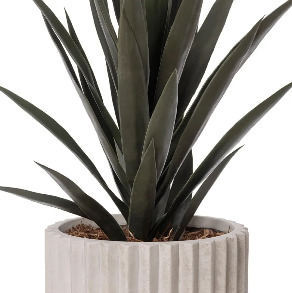 Artificial potted yucca plant, 31 x 16"